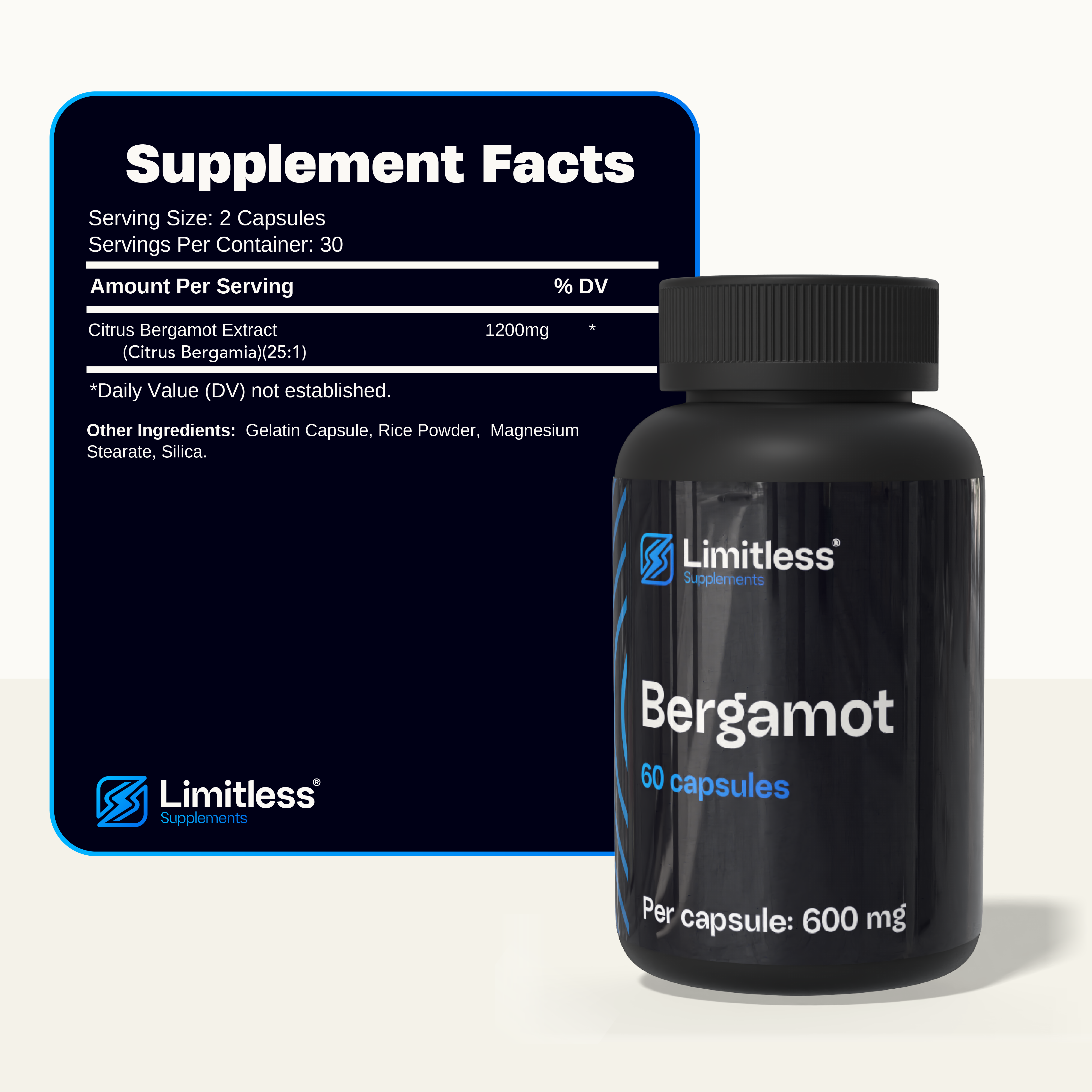 Bergamot 600 mg 60 kapsúl