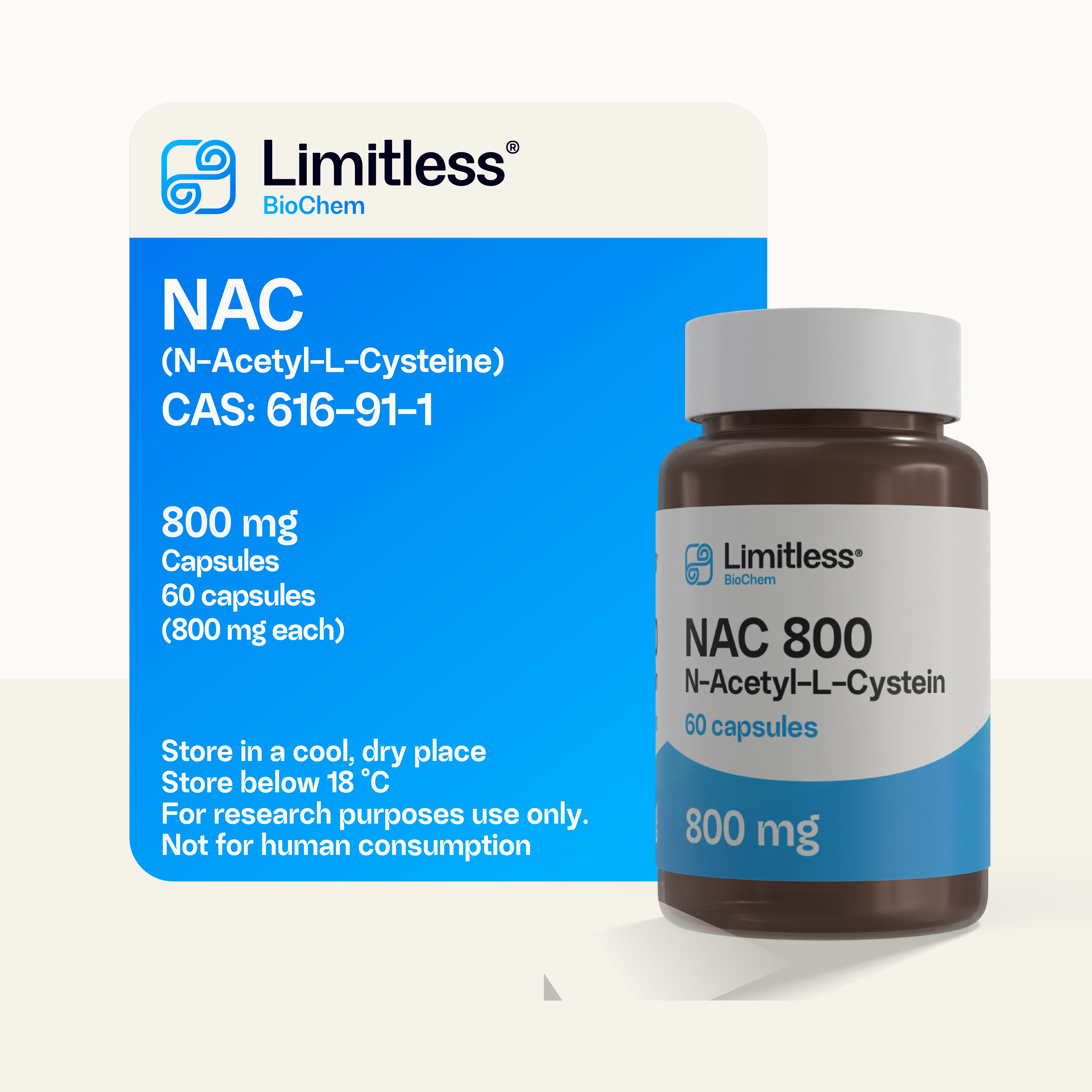 NAC - N-Acetyl-L-Cystein 800 mg 60 tobolek