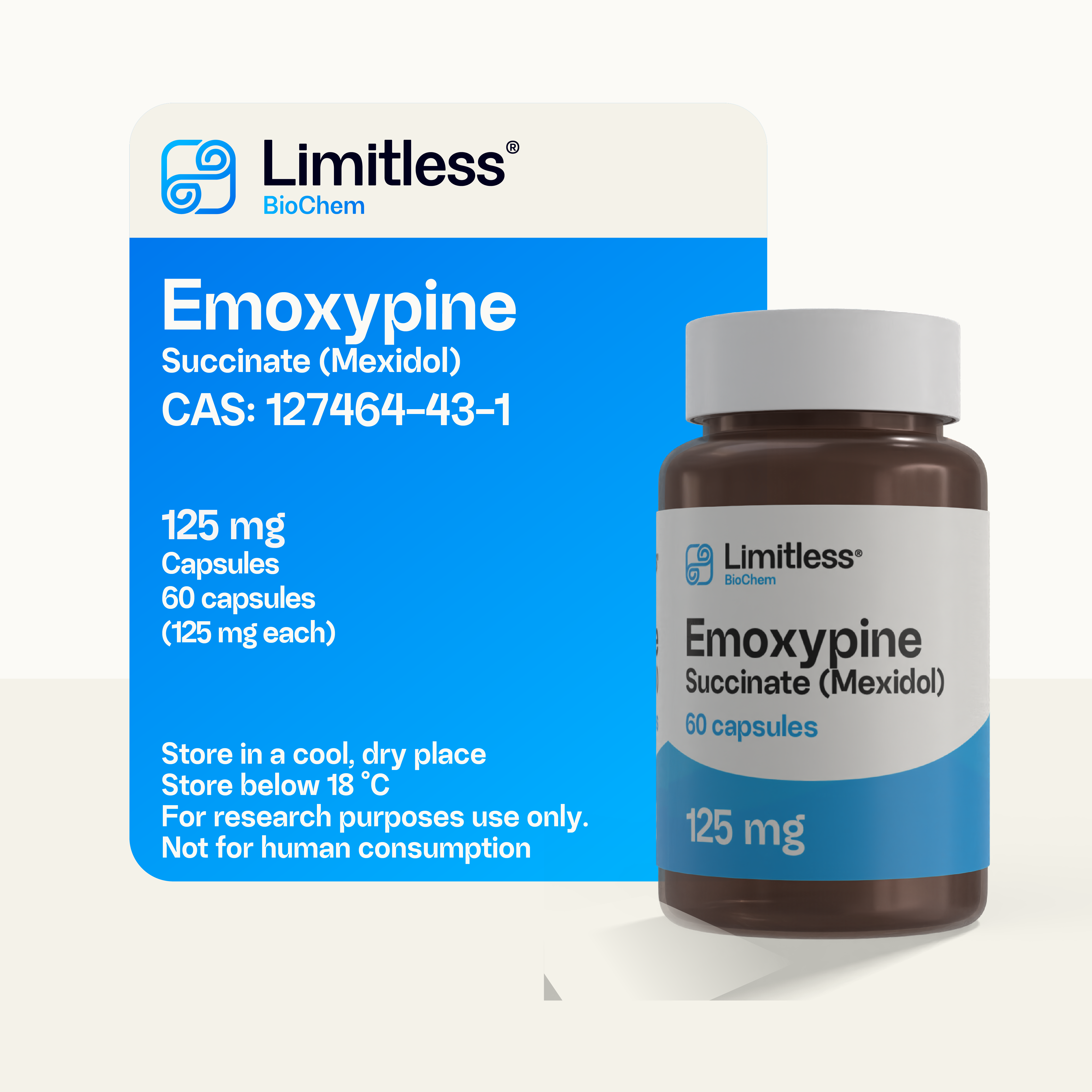 Emoxypin sukcinát (Mexidol) 125 mg 60 tobolek