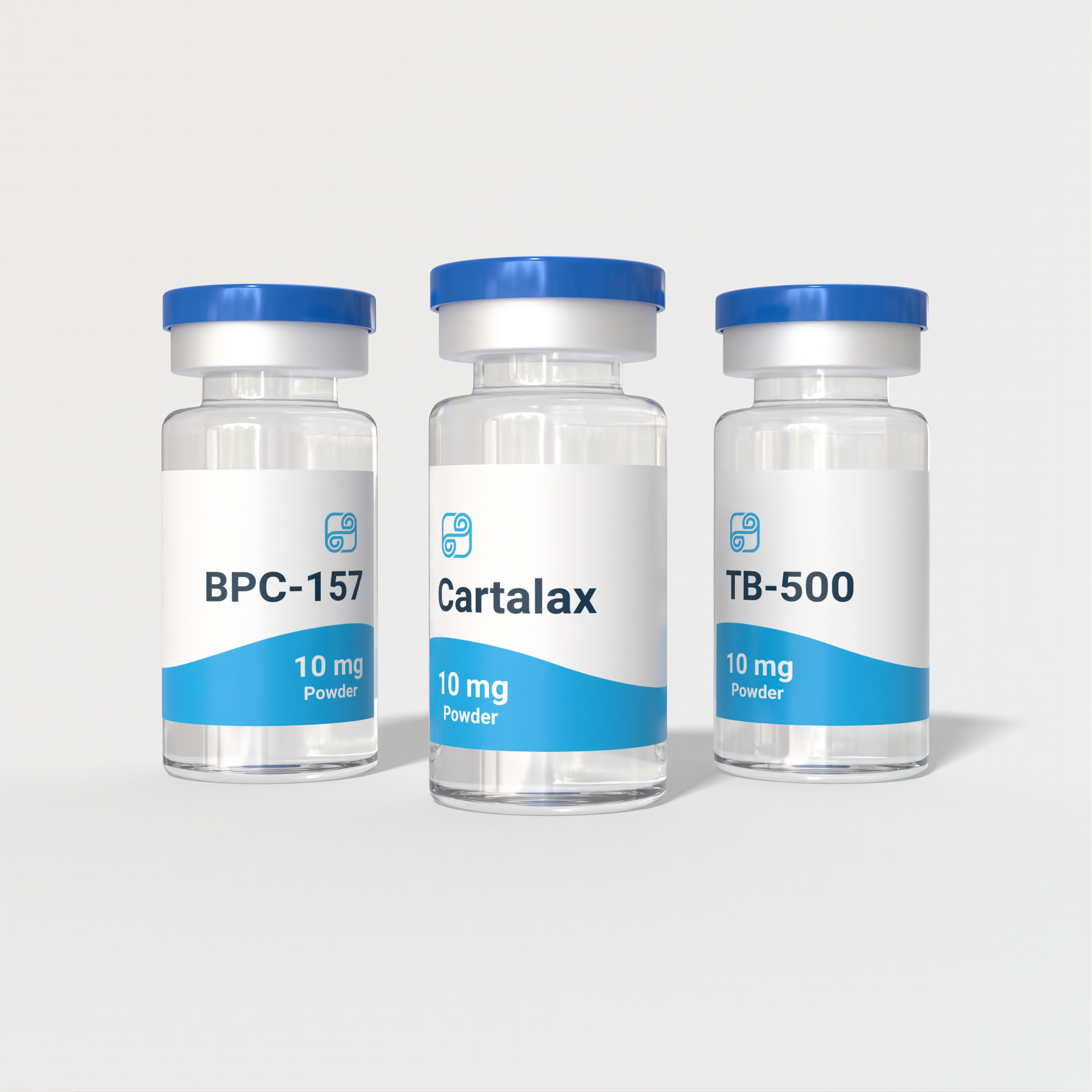 Cartalax Bundle - Cartalax, BPC-157, & TB-500 lyophilized powder vials (Limitless BioChem)